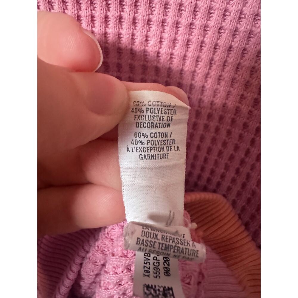 Aerie Salmon Pink Crew Sweatshirt Lounge Oversized Size small - Picture 5 of 6